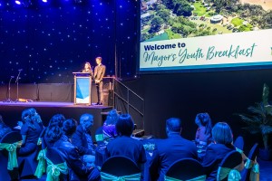2023 Mayor's Youth Breakfast Stage