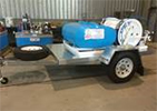 Weed Spraying Hire Equipment - Dual reel quikspray unit on trailer