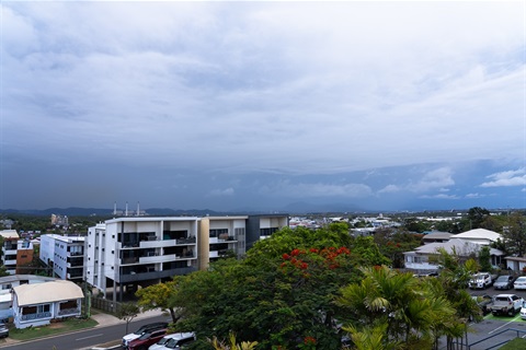 Storm clouds near Mt Larcom