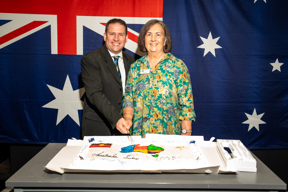 Mayor Burnett and Alison Kelly 2025 COTY