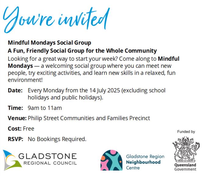 Mindful Mondays flyer