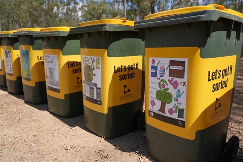 Yarwun Transfer Station bin wraps
