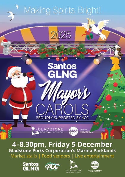 2025 Santos GLNG Mayors Carols Program Cover