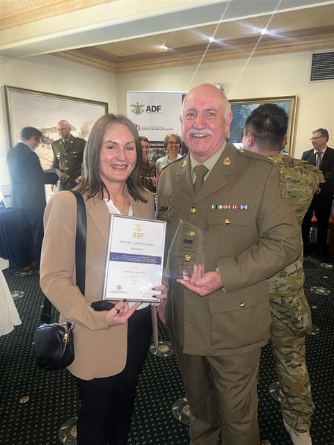 Leisa Dowling, MAJ Ed Dahlheimer