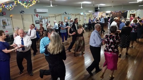 Social Dancing at the Benaraby Hall