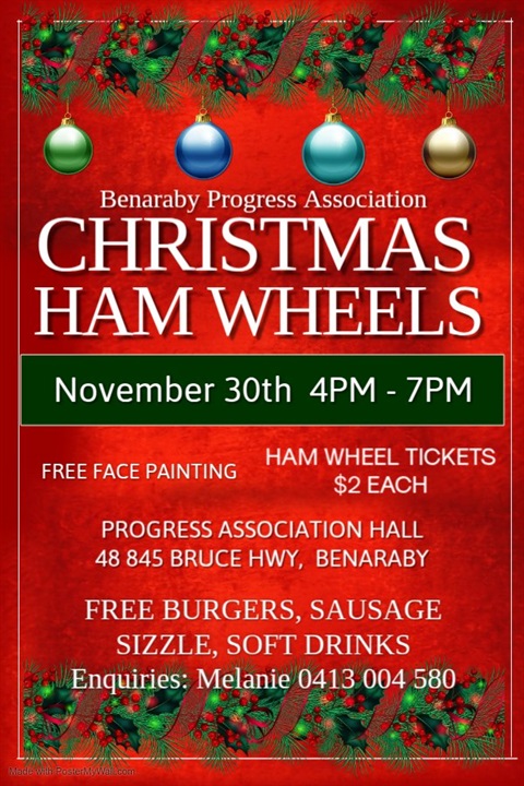 Benaraby Ham Wheels 2025 Poster