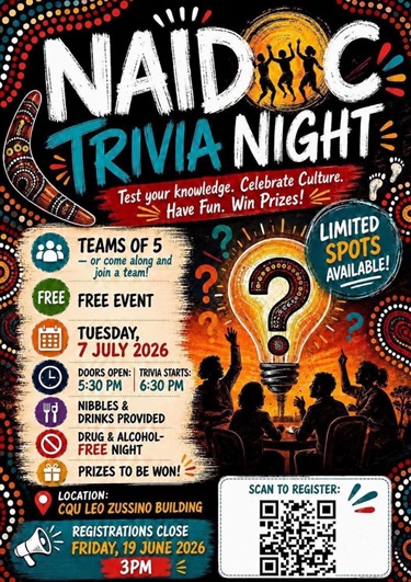 NAIDOC Week Trivia Night Flyer