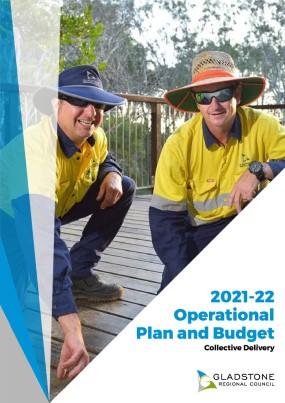 2021 22 Operational plan and budget cover