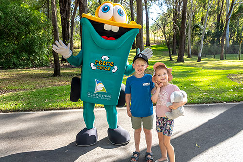 Ecofest 2023 Reece with kids