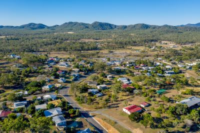 Aerial view Mt Larcom