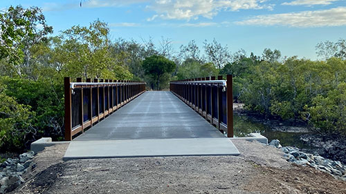 After canoe point bridge