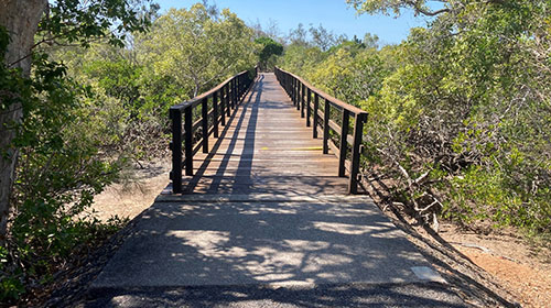 Before canoe point bridge 1