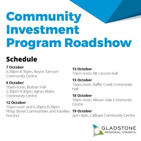 Cip roadshow 2021 Schedule