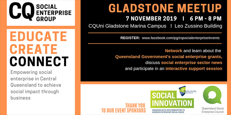 CQ Social Enterprise Group monthly Meet Nov