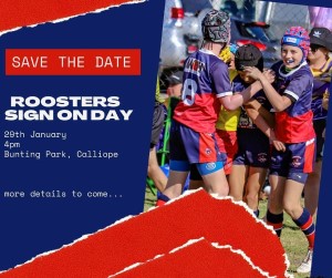 Calliope roosters 2022 sign on save the date