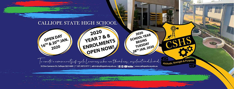 Calliope state high school open days