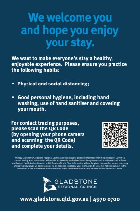 Contact Tracing QR Code Poster