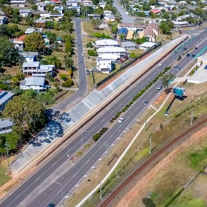 Dawson highway batter stabilisation after