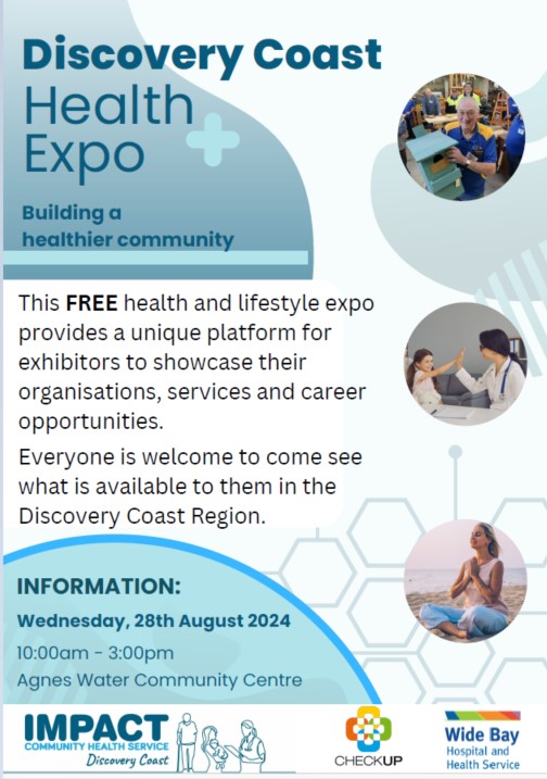 Discovery coast health expo poster