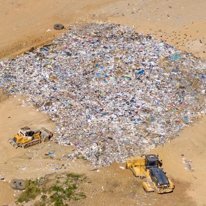 Drone benaraby landfill