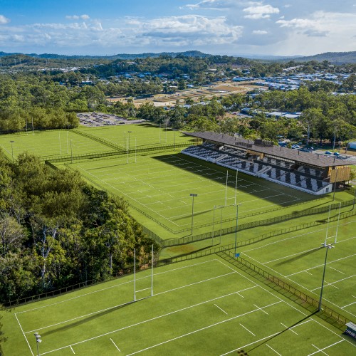 HRSEP Drone view close up fence fix