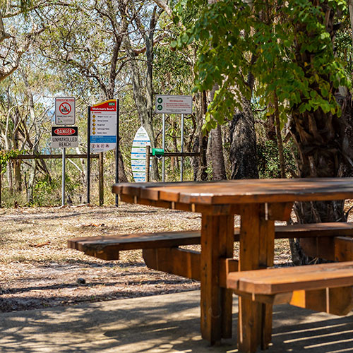 Workmans Beach Picnic Table