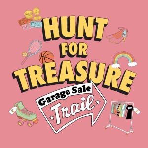 Garage sale trail hunt for treasure