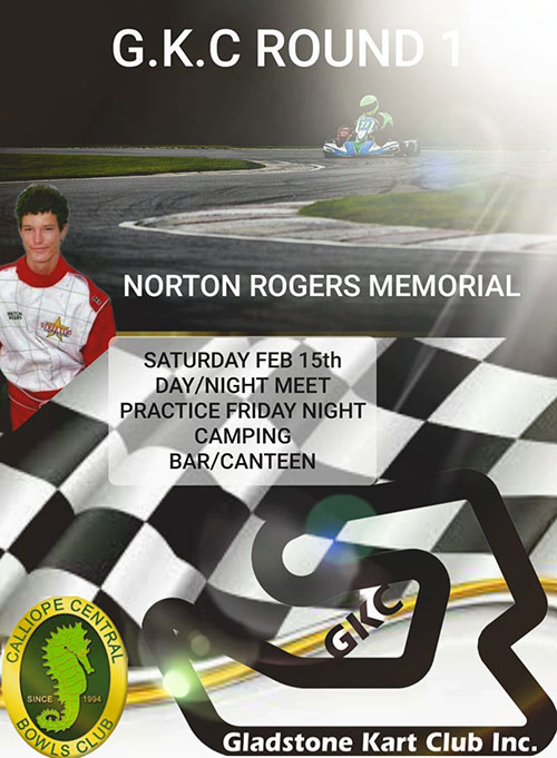 Gladstone kart club norton rogers memorial