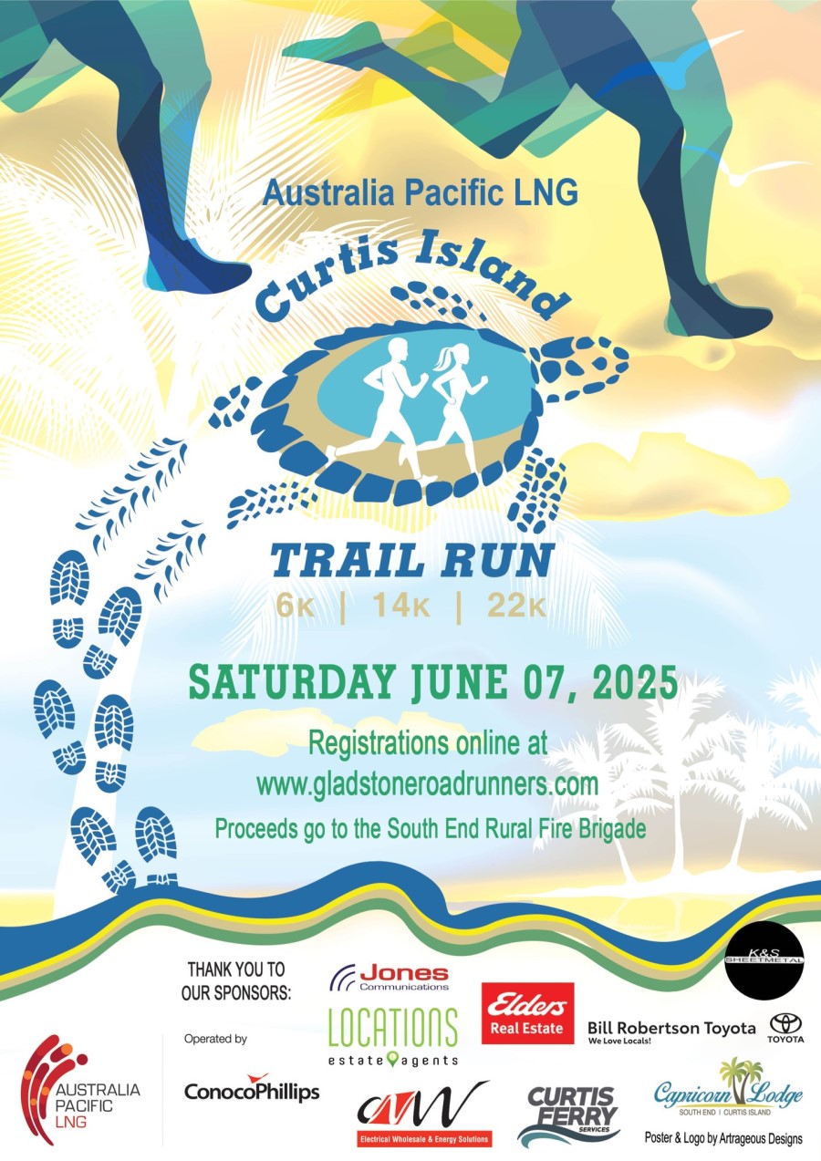 Gladstone road runners curtis island trail run 1