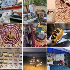 Handmade twilight market agnes water springtime
