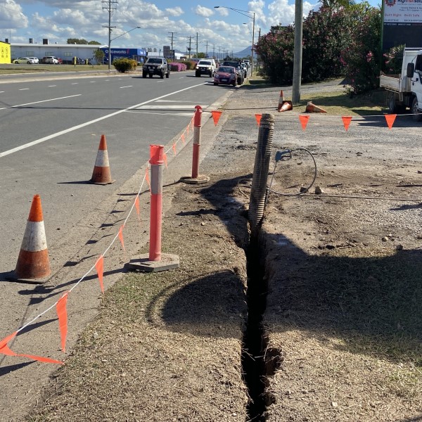 Hanson road water main replacement