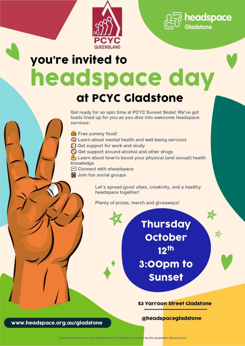 Headspace day at pcyc flyer