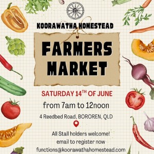 Koorawatha homestead farmers market june