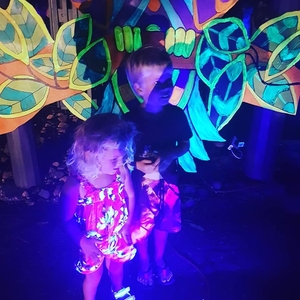 Children enjoying the Luminous event in 2018