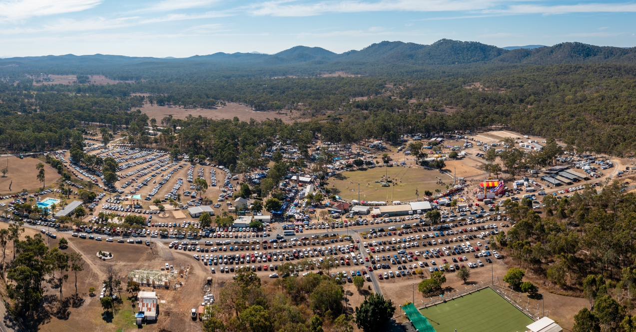 Mt larcom show aerial view