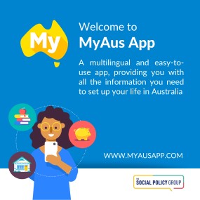 Myaus app tile