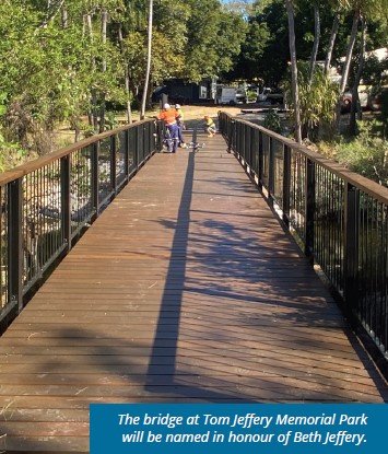 Naming of Beth Jeffery bridge