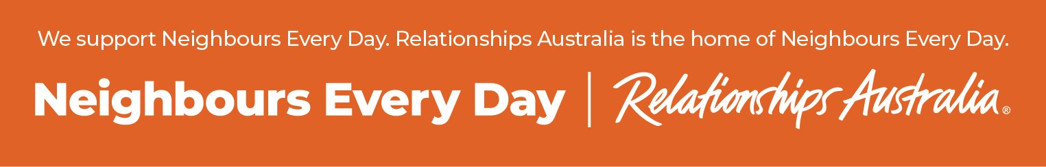 Neighbour day relationships australia banner orange