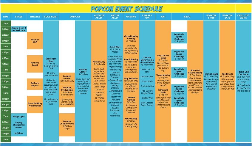 Popcon schedule 2025 thumbnail