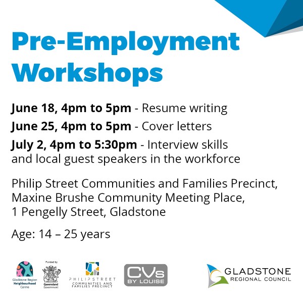 Pre employement workshops for teens 2025