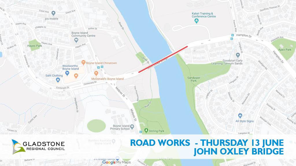 Road works thu 13 jun 2019 john oxley bridge