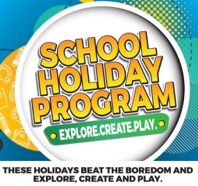 School holiday program ad no date