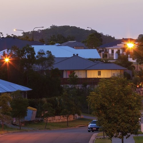 Neighbourhood at night