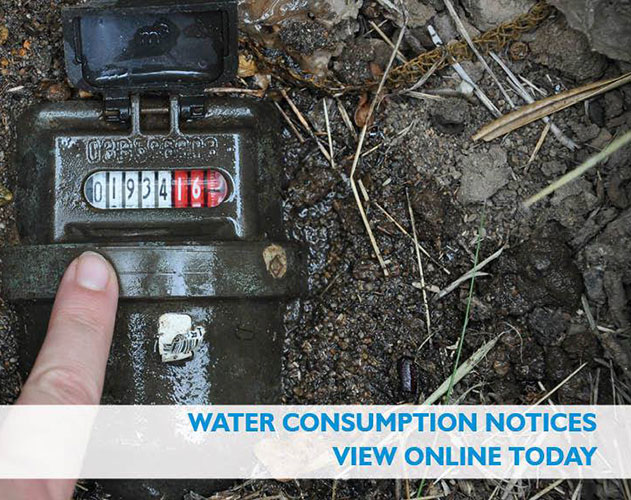 Water consumption notices