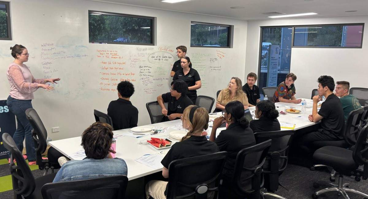 Youth Council Brainstorming session with Rebecca Cunningham