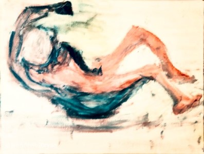 Jennifermryan vulnerability 2022 acrylic on canvas 50cm