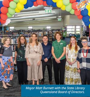 State library qld board of directors visit with mayor