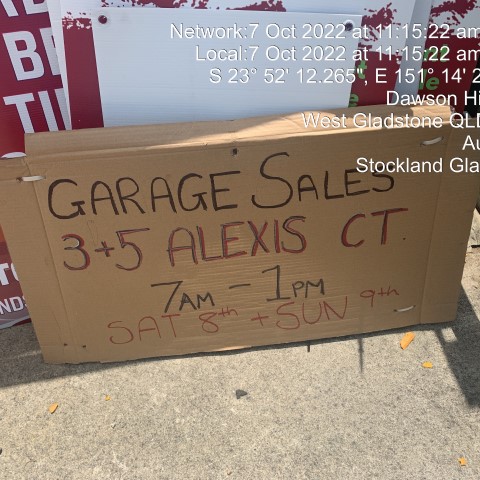 20221007 Item 48 garage sales