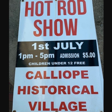 20230601 Item 69 advertising sign hot rod show